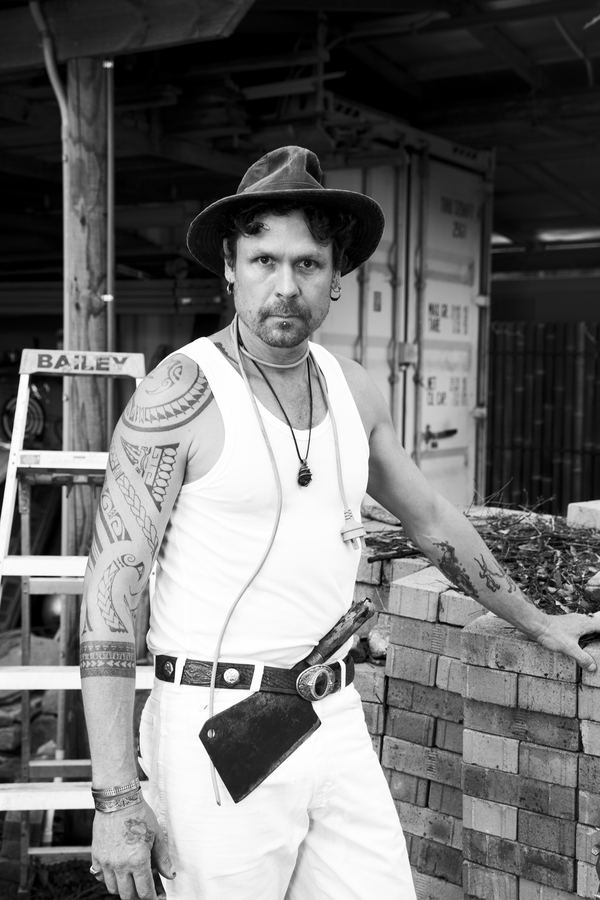 WaltSin promo photo — Cleaver — B&W Portrait